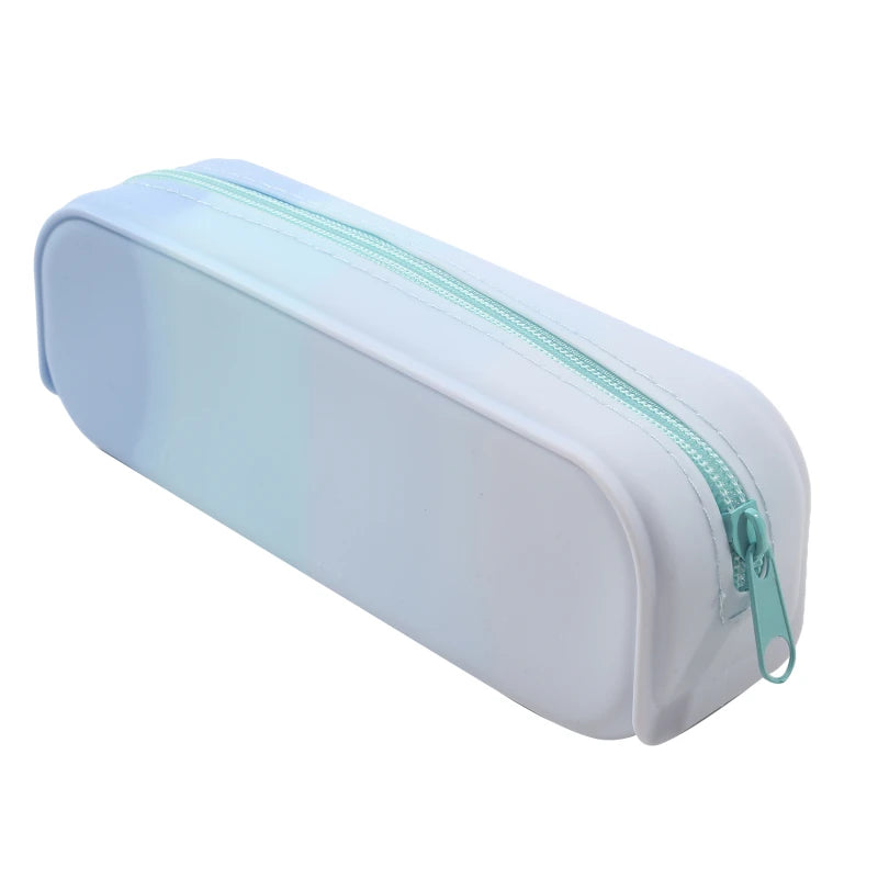 New Kawaii Colorful Silicone Pencil Case Cute Fashion Pencil Bag Stationery Storage Pouch Student School Supplies Student Gift