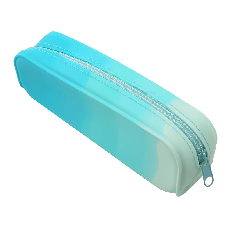 New Kawaii Colorful Silicone Pencil Case Cute Fashion Pencil Bag Stationery Storage Pouch Student School Supplies Student Gift