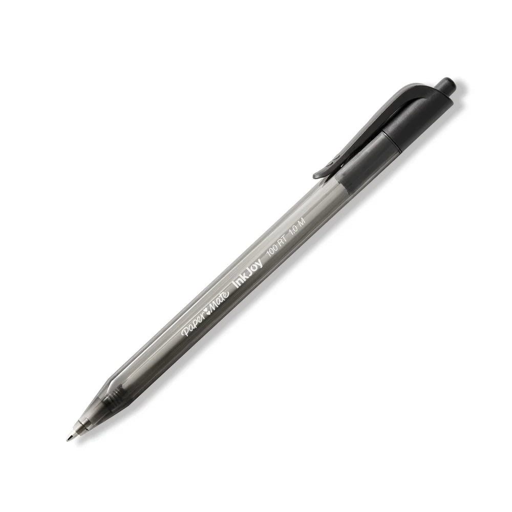 Retractable Ballpoint Pens 16 Count Medium Point Black Ink Ultra Smooth Writing System Classroom Supplies