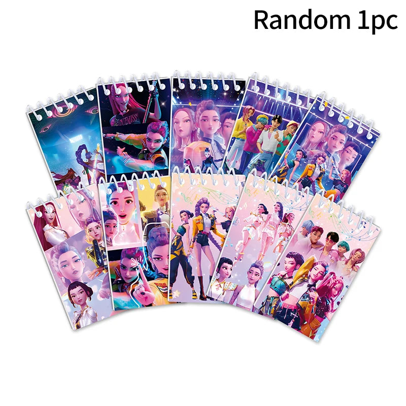 Kpop Demon Hunter Pencil Case Cartoon Huntrix Pencil Bag Student Pen Pouch School Stationery Box