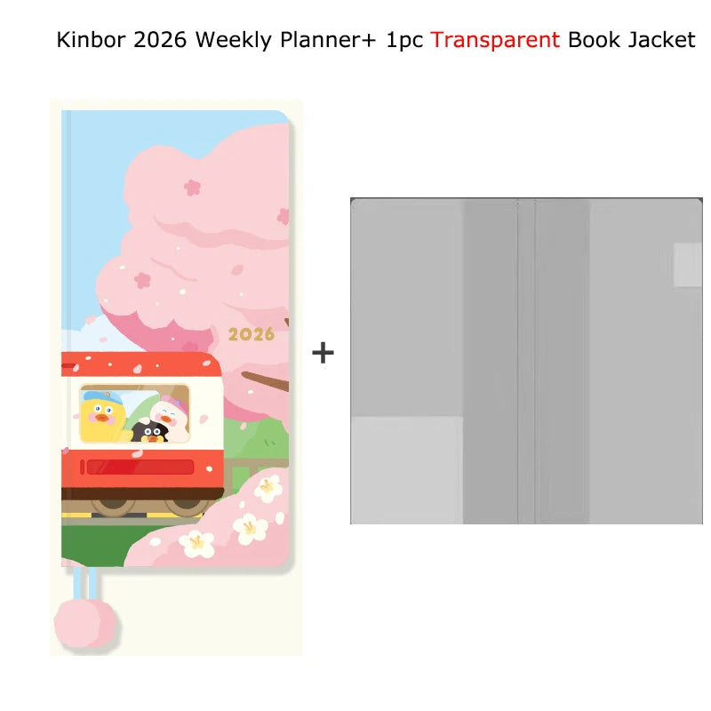 Kinbor 2026 Weekly Planner Pocket Size Notebook Week Plan Notepad Schedule Planning Book Punch Efficiency Manual Daily Writing