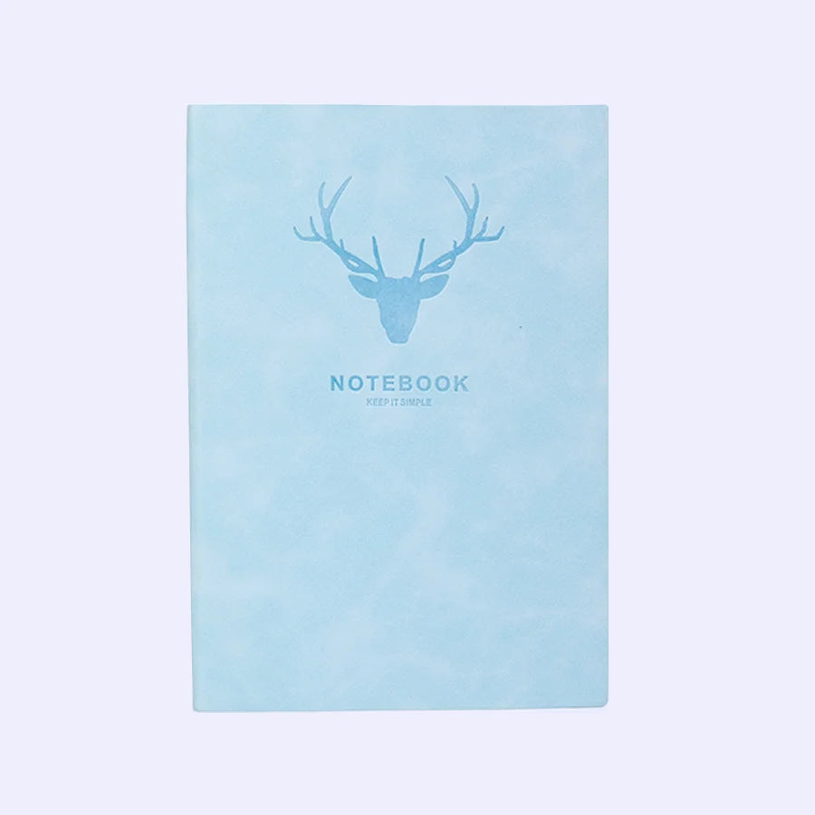 Popular A5 size deer head notebook, business notebook, portable diary, office meeting sketchbook, 180 pages