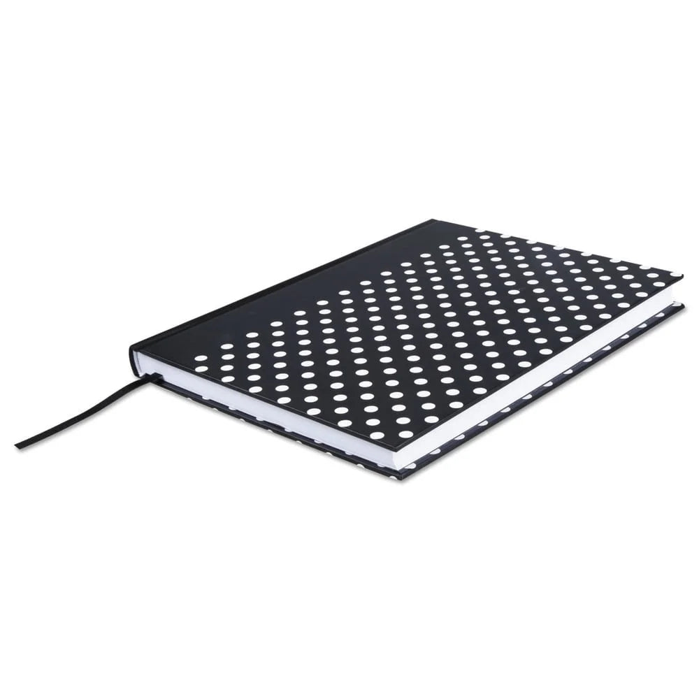 Hardcover Notebook Casebound 150 Sheets Ruled Microperforated Smooth Paper Ribbon Marker Durable Journal Note Taking