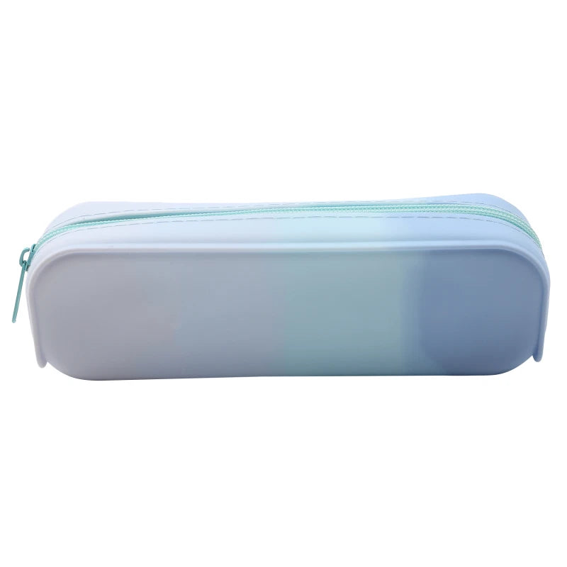 New Kawaii Colorful Silicone Pencil Case Cute Fashion Pencil Bag Stationery Storage Pouch Student School Supplies Student Gift