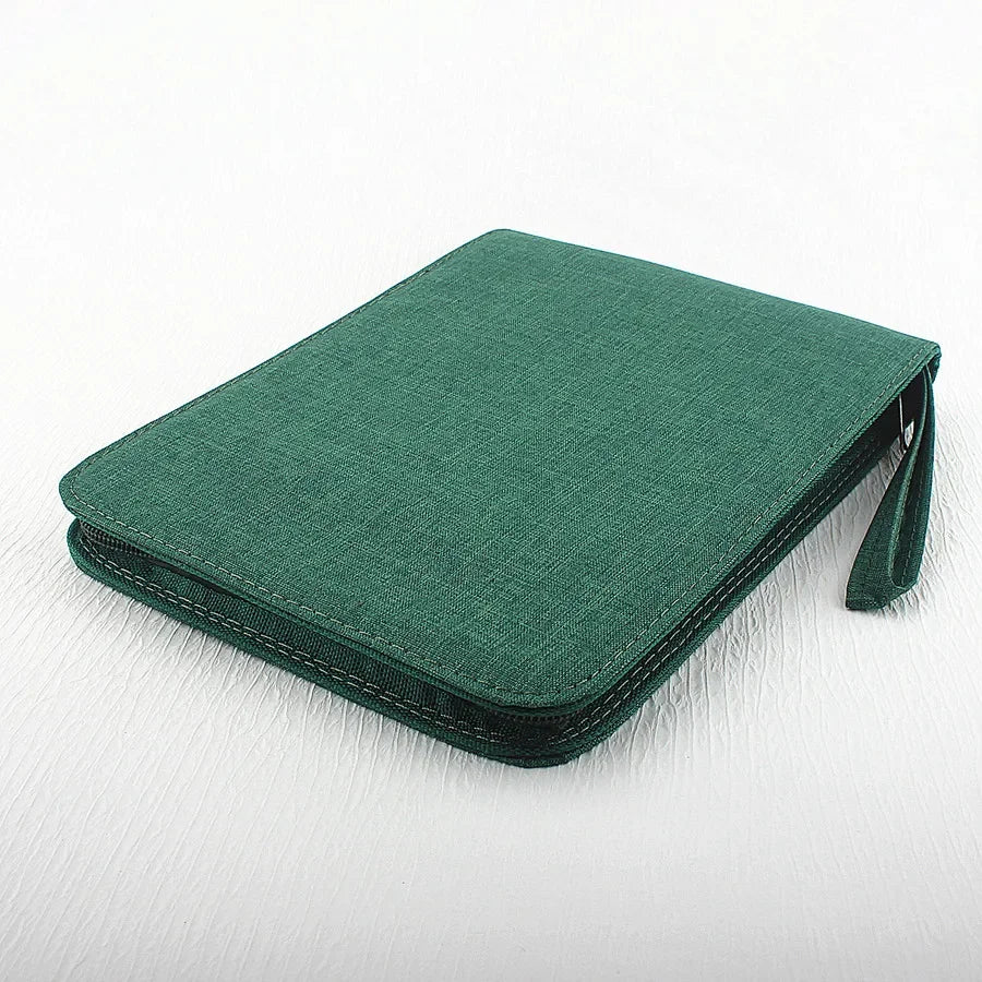 48 /24/10 Slots Zipper Pen Case Jinhao 10 Retractable Press Fountain Pen Pencil Pouch Bag Canvas Case