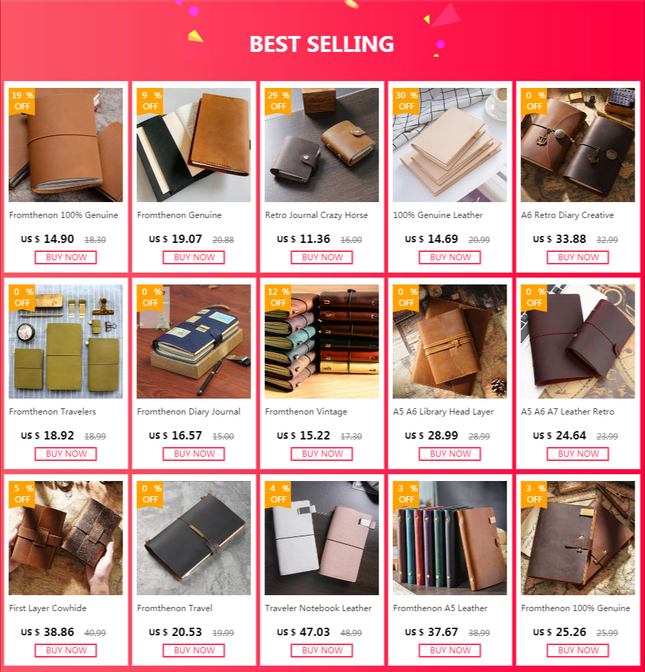Fromthenon Filler Papers Note Core For Midori Travelers' Notebook Monthly Weekly Planner Refill Retro Notebook Retro Stationery