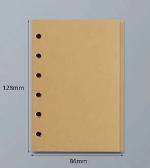 45 Sheets A5 A6 A7 Loose Leaf Notebook Refill Spiral Binder Inner Page Line Blank craft  Grid Inside Paper Stationery