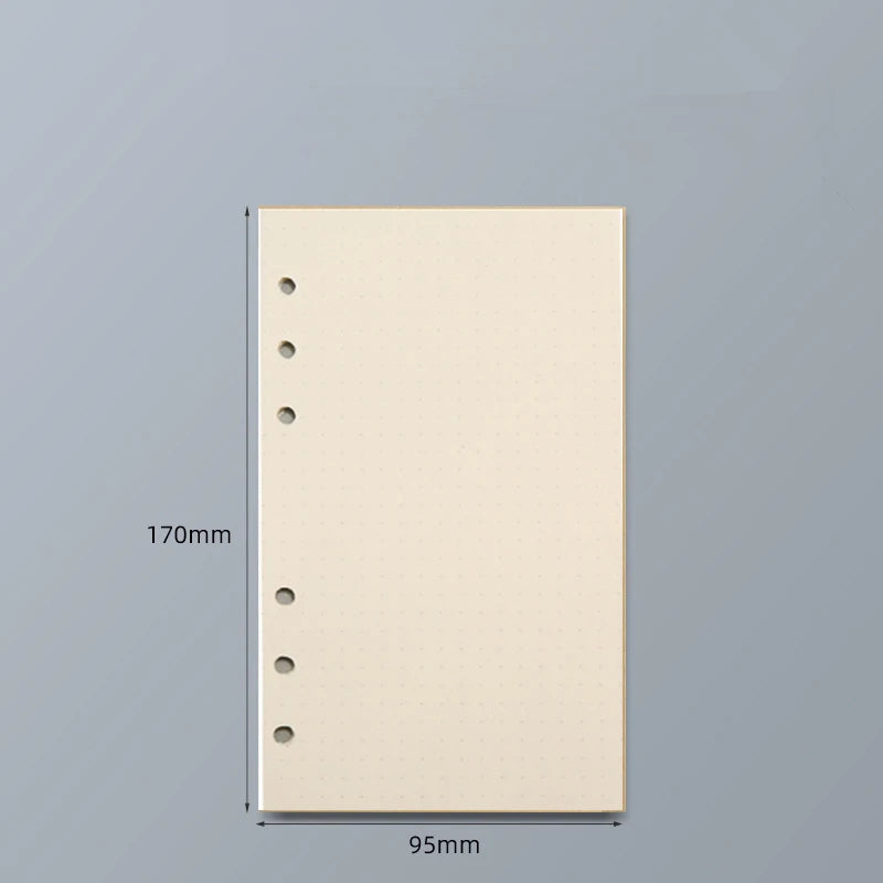 45 Sheets A5 A6 A7 Loose Leaf Notebook Refill Spiral Binder Inner Page Line Blank craft  Grid Inside Paper Stationery