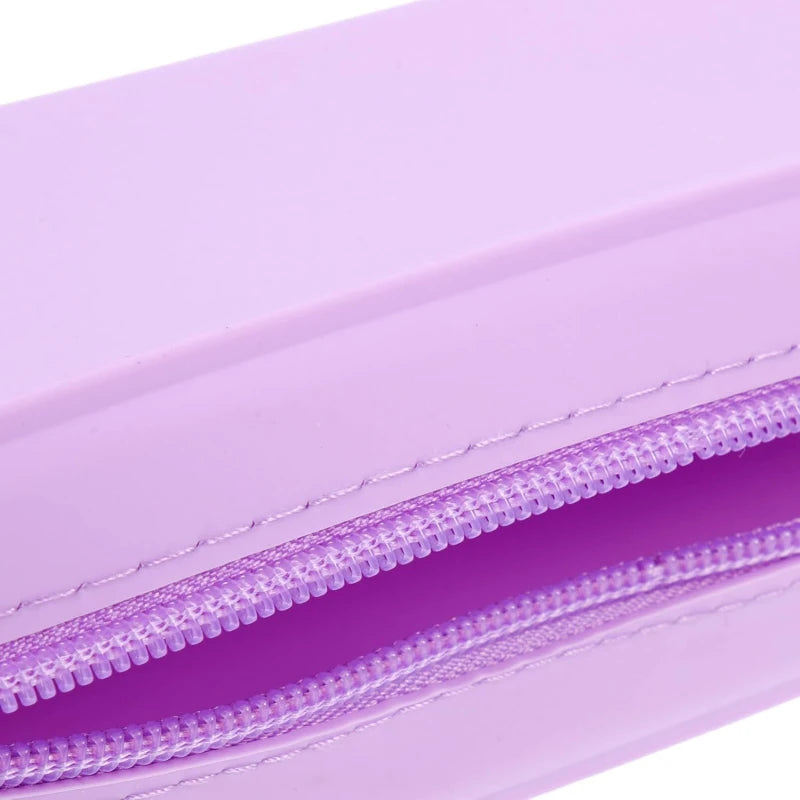 New Kawaii Colorful Silicone Pencil Case Cute Fashion Pencil Bag Stationery Storage Pouch Student School Supplies Student Gift