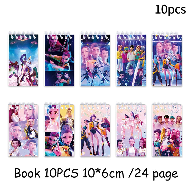Kpop Demon Hunter Pencil Case Cartoon Huntrix Pencil Bag Student Pen Pouch School Stationery Box