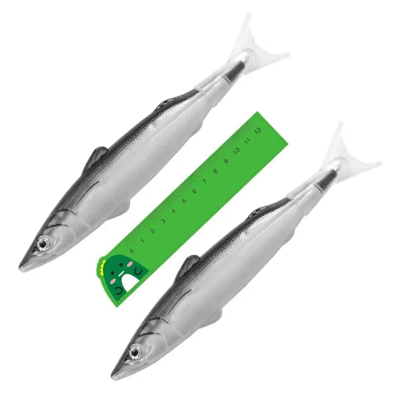 2Pcs Ocean Fish Ballpoint Pen 0.5mm Cute Creative Funny Student Office Stationery School Supplies