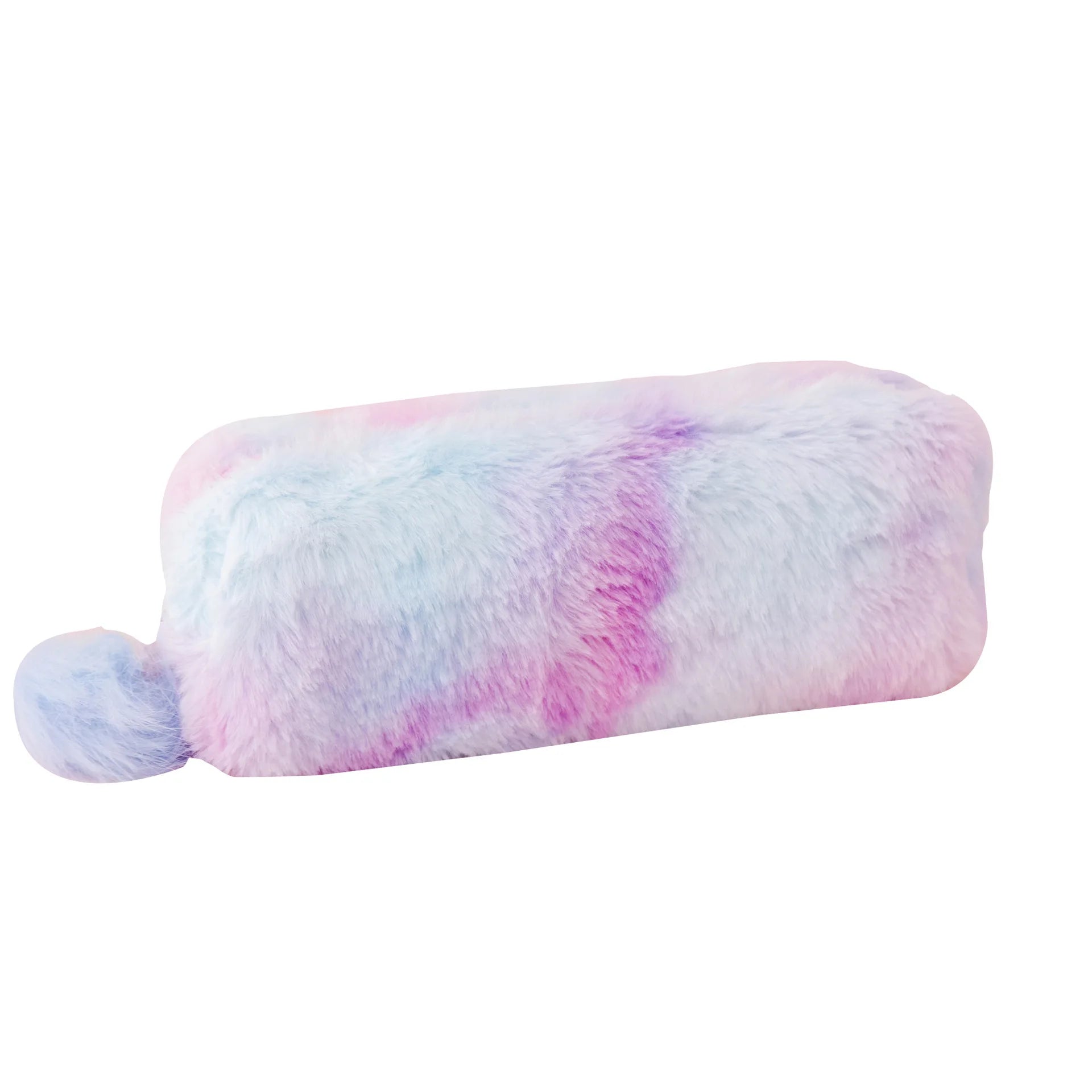 1Pc Cute Gradient Color Pencil Bags Cute Plush Pen Case Stationery Student Storage Bag School Supplies