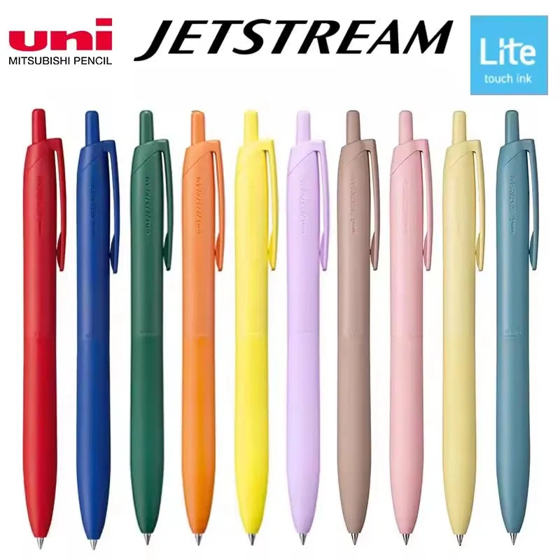 New Uni Jetstream Ballpoint Pen Lite Touch Ink Anti-slip Ultra Smooth Quiet Writing Gel Pens Limited Quality Japanese Stationery