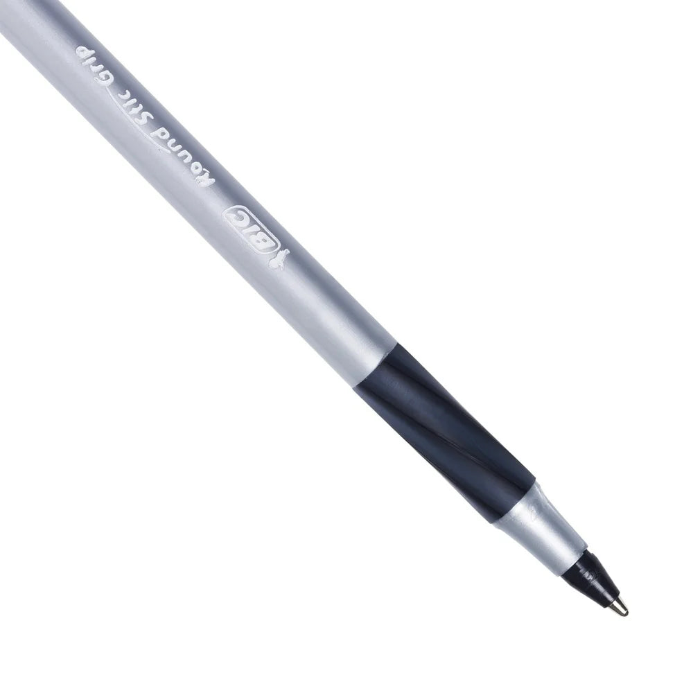 Ballpoint Pens 1.2mm Medium Point Black Ink 24 Count Easy Glide Comfortable Grip Ideal Writing Notes Lists Journaling