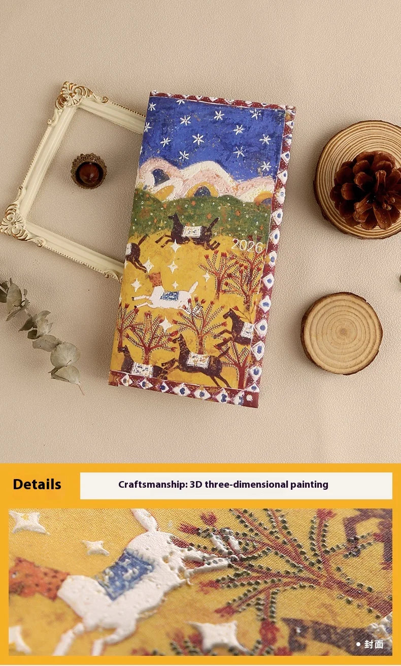 Kinbor 2026 Weekly Planner Pocket Size Notebook Week Plan Notepad Schedule Planning Book Punch Efficiency Manual Daily Writing