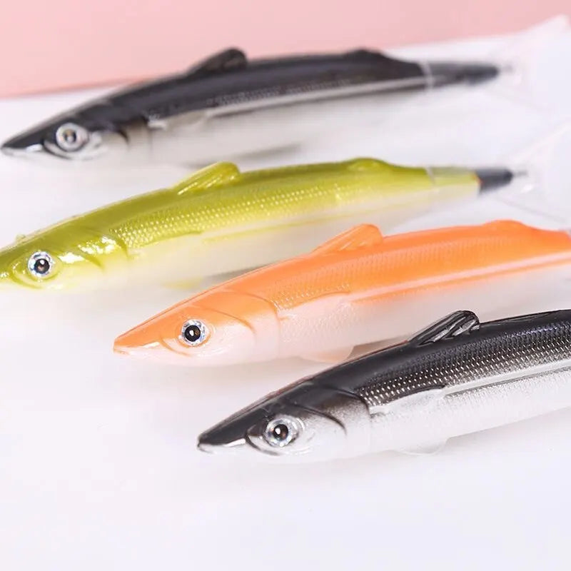 2Pcs Ocean Fish Ballpoint Pen 0.5mm Cute Creative Funny Student Office Stationery School Supplies
