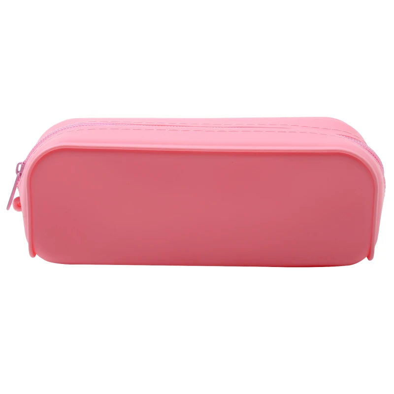 New Kawaii Colorful Silicone Pencil Case Cute Fashion Pencil Bag Stationery Storage Pouch Student School Supplies Student Gift
