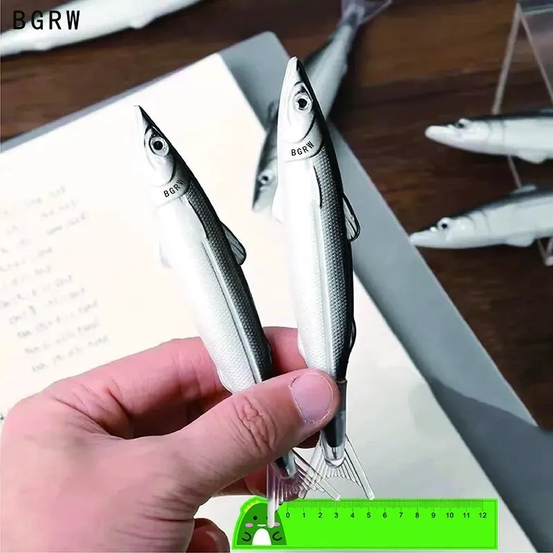 2Pcs Ocean Fish Ballpoint Pen 0.5mm Cute Creative Funny Student Office Stationery School Supplies