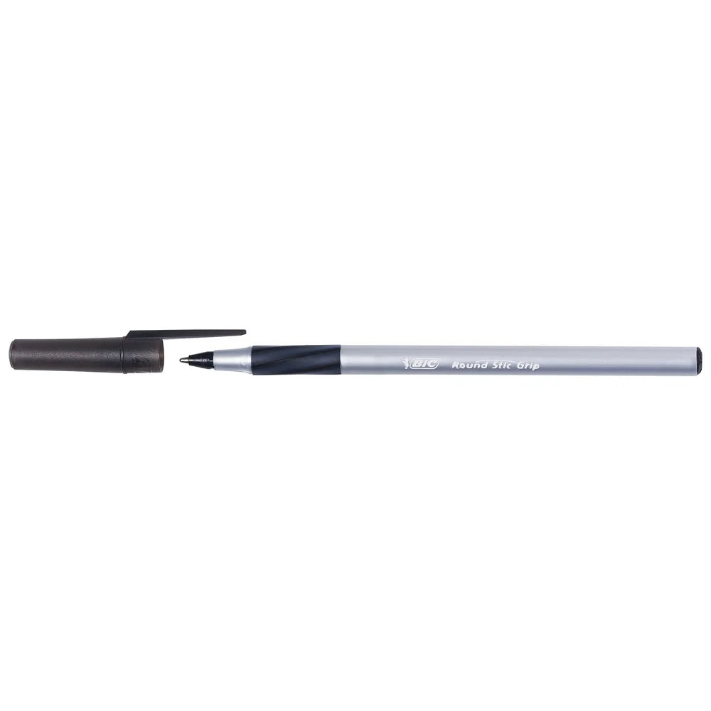 Ballpoint Pens 1.2mm Medium Point Black Ink 24 Count Easy Glide Comfortable Grip Ideal Writing Notes Lists Journaling