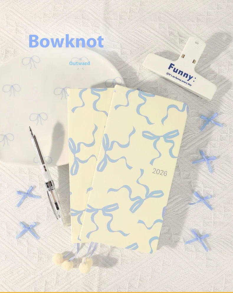 Kinbor 2026 Weekly Planner Pocket Size Notebook Week Plan Notepad Schedule Planning Book Punch Efficiency Manual Daily Writing