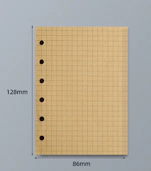 45 Sheets A5 A6 A7 Loose Leaf Notebook Refill Spiral Binder Inner Page Line Blank craft  Grid Inside Paper Stationery
