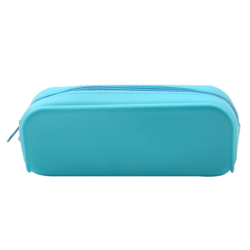 New Kawaii Colorful Silicone Pencil Case Cute Fashion Pencil Bag Stationery Storage Pouch Student School Supplies Student Gift