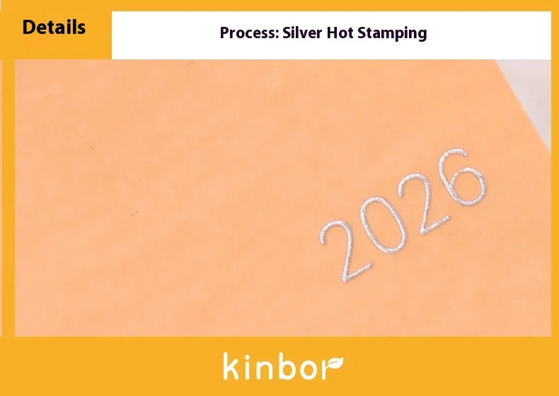 Kinbor 2026 Weekly Planner Pocket Size Notebook Week Plan Notepad Schedule Planning Book Punch Efficiency Manual Daily Writing