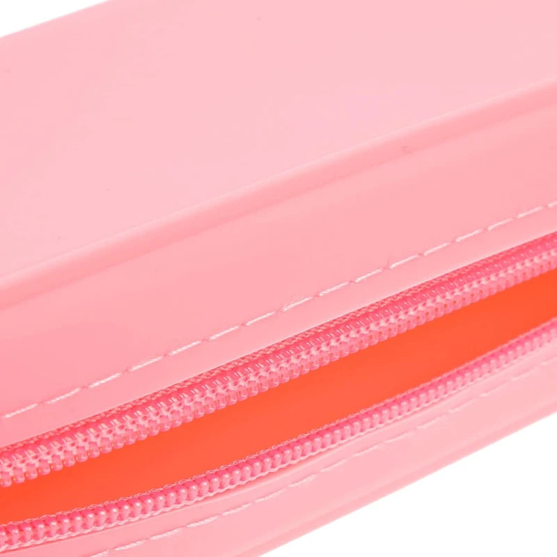 New Kawaii Colorful Silicone Pencil Case Cute Fashion Pencil Bag Stationery Storage Pouch Student School Supplies Student Gift