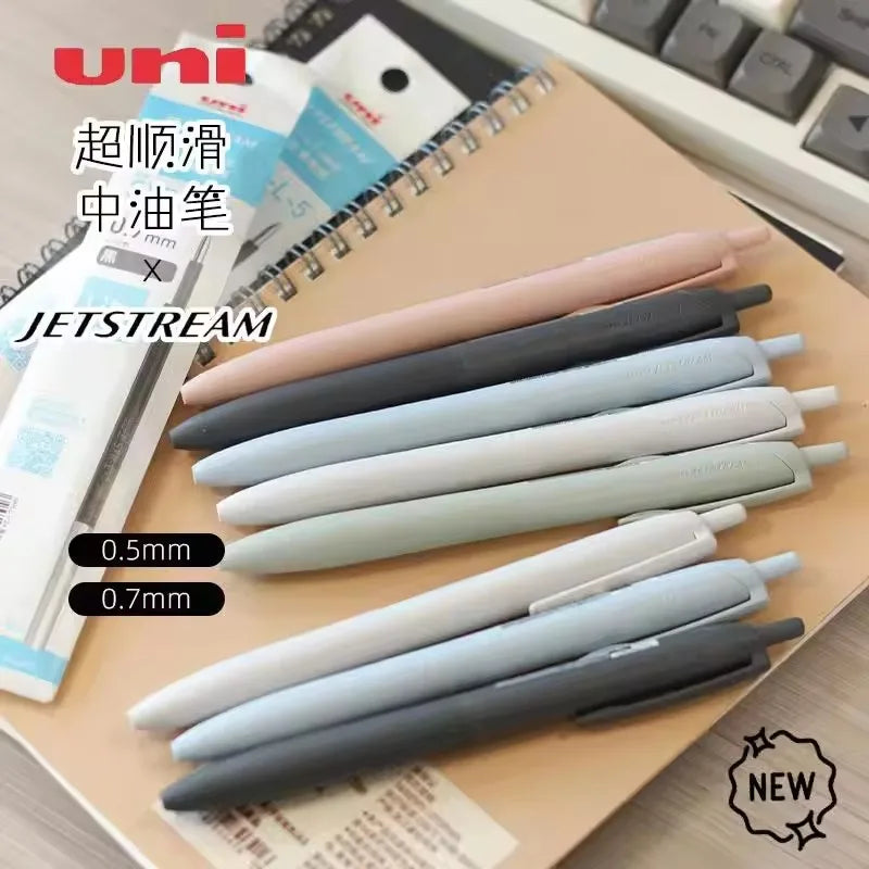 New Uni Jetstream Ballpoint Pen Lite Touch Ink Anti-slip Ultra Smooth Quiet Writing Gel Pens Limited Quality Japanese Stationery