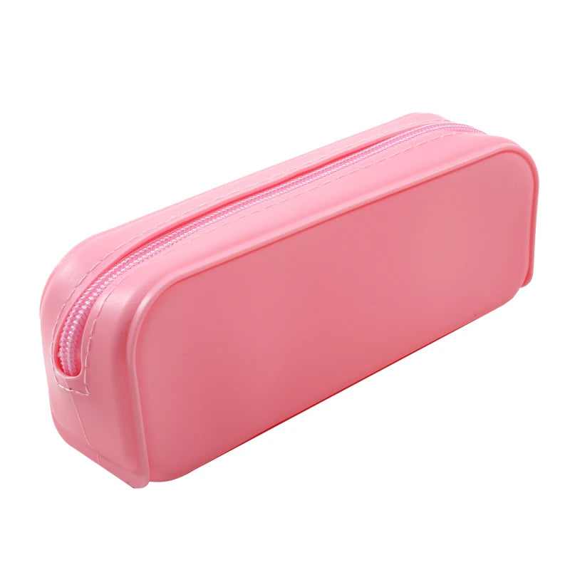 New Kawaii Colorful Silicone Pencil Case Cute Fashion Pencil Bag Stationery Storage Pouch Student School Supplies Student Gift