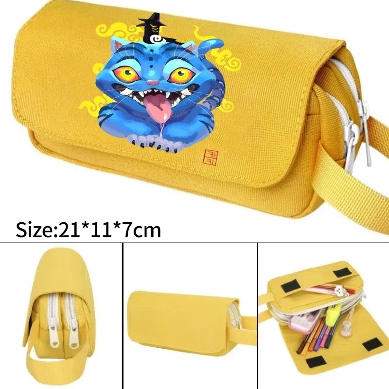 Kpop Demon Hunter Pencil Case Cartoon Huntrix Pencil Bag Student Pen Pouch School Stationery Box