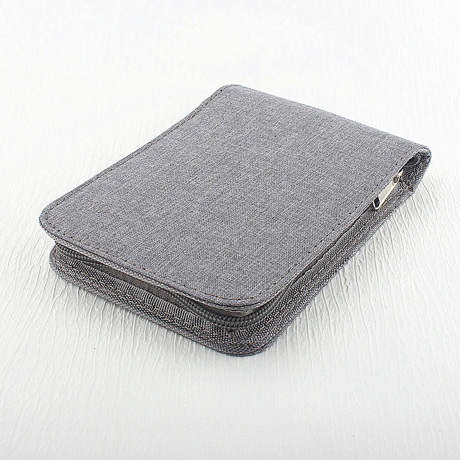 48 /24/10 Slots Zipper Pen Case Jinhao 10 Retractable Press Fountain Pen Pencil Pouch Bag Canvas Case