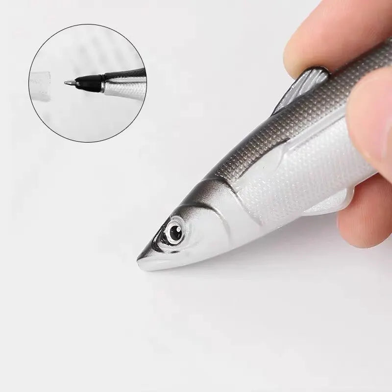 2Pcs Ocean Fish Ballpoint Pen 0.5mm Cute Creative Funny Student Office Stationery School Supplies