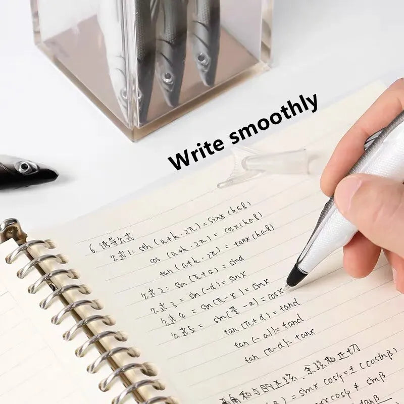 2Pcs Ocean Fish Ballpoint Pen 0.5mm Cute Creative Funny Student Office Stationery School Supplies